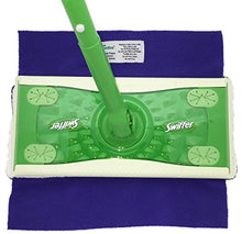 Wet Mop Pads for Swiffer Sweeper - 2 Sided Fleece & Terry Cloth - Washable Reusable by Xanitize (4-pack) (Standard, Purple, Blue, Green , Pink)